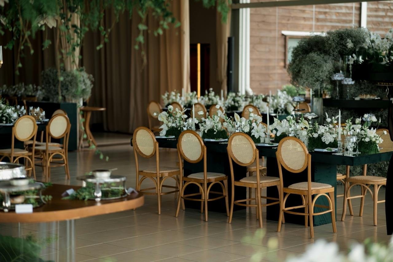 Moody restaurant interior